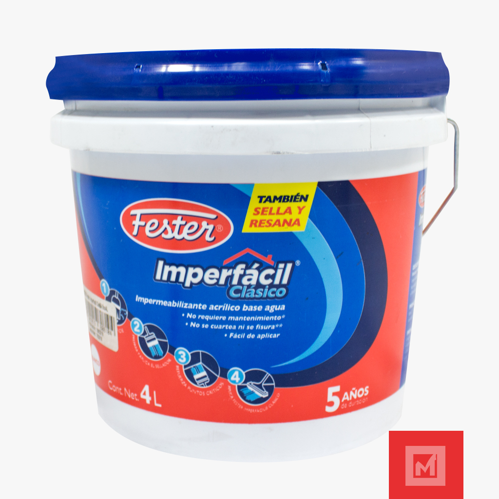 Imagen de Impermeabilizante Imperfacil 5 Años Blanco 1 Galon 2