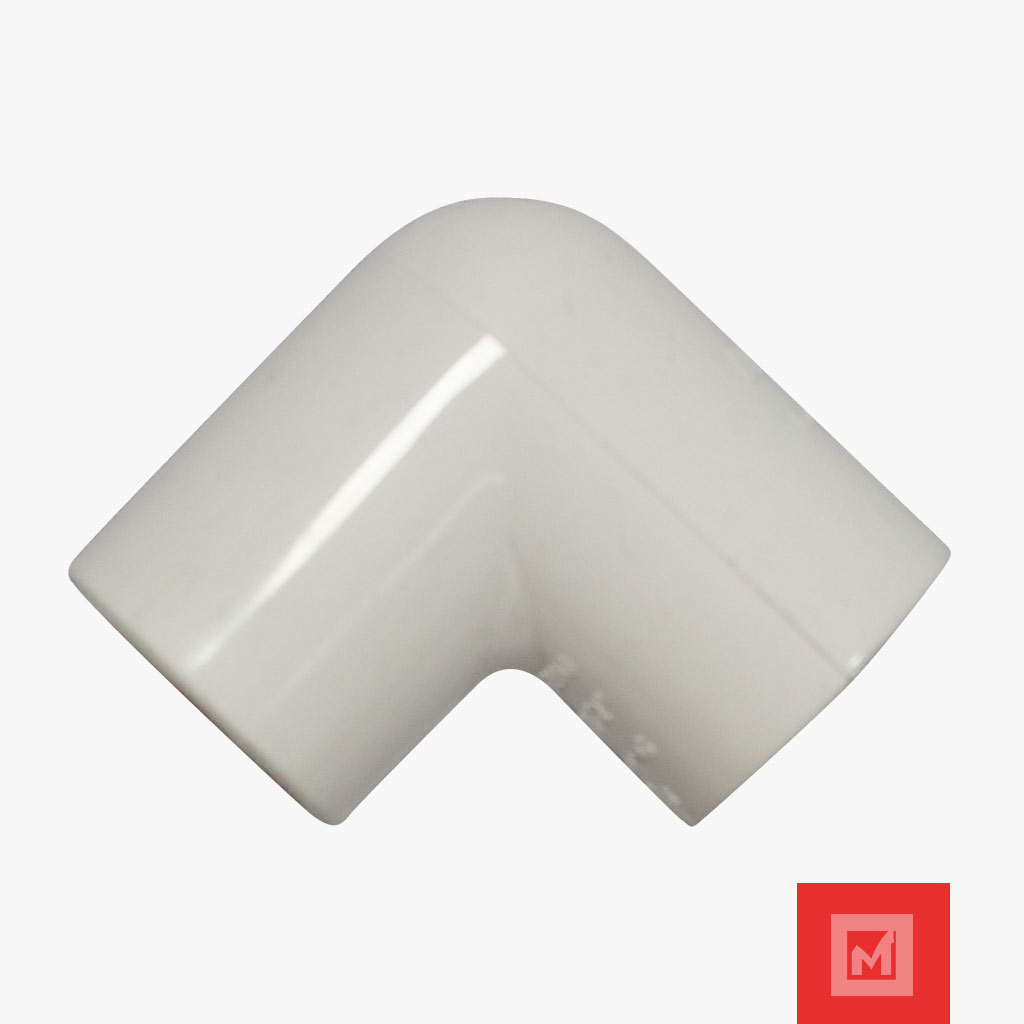 Imagen de CODO DURM AGUA POTABLE 90 LISO CED. 40 3/4PLG PVC 2