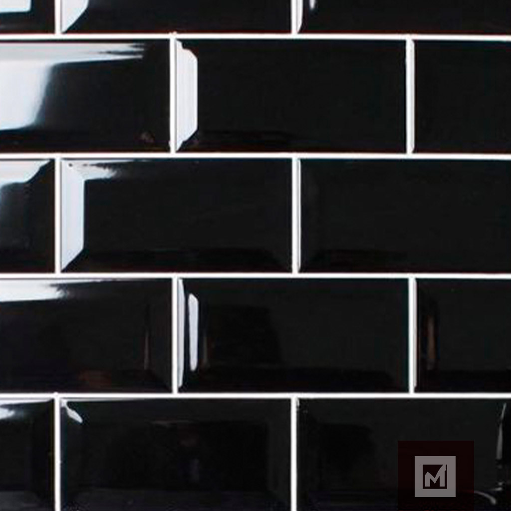 Imagen de Azulejo Metro Black 2
