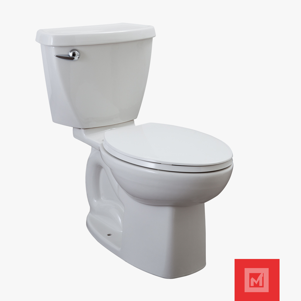 Imagen de Inodoro Cadet Blanco 3 Elongado Two Piece 2