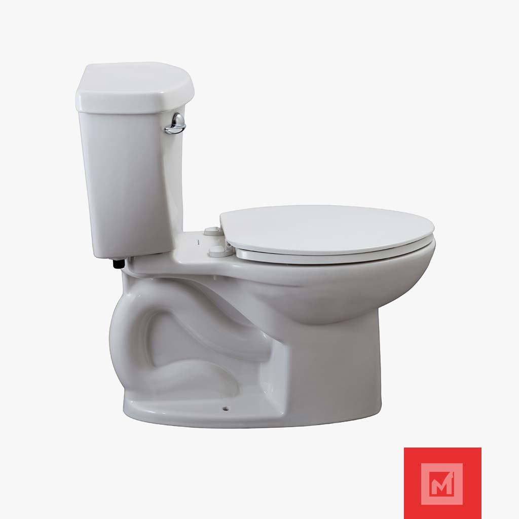 Imagen de Inodoro Cadet Blanco 3 Elongado Two Piece 3