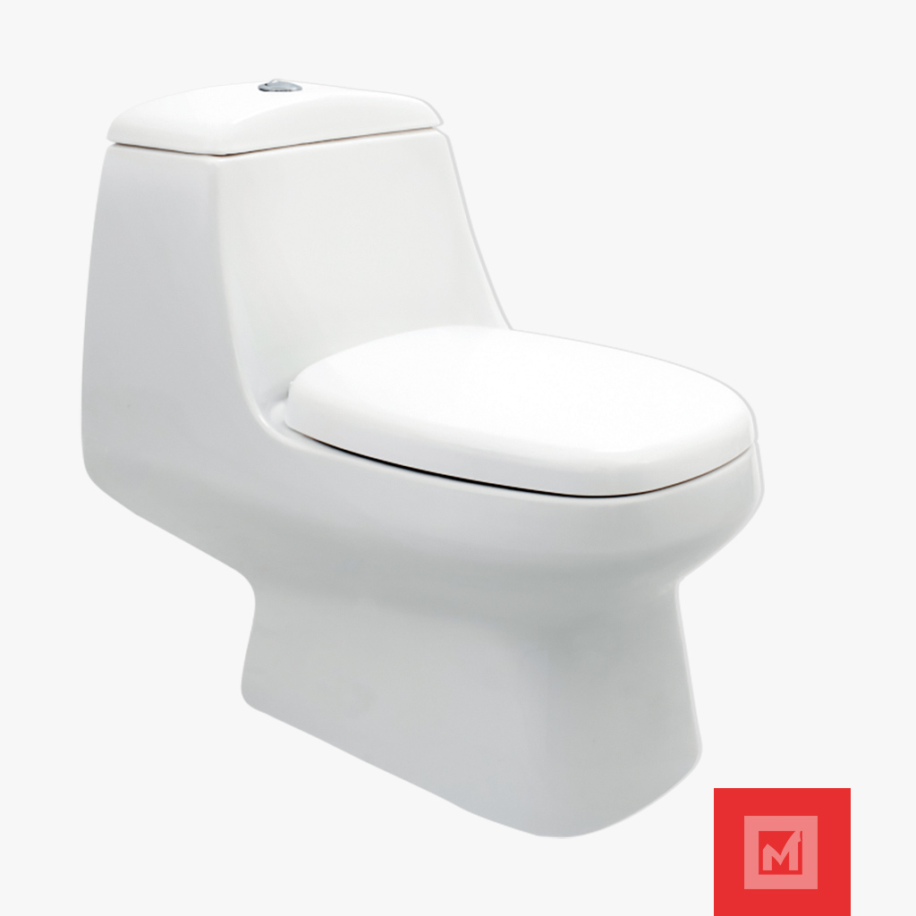 Imagen de Inodoro One Piece Palermo Blanco 3