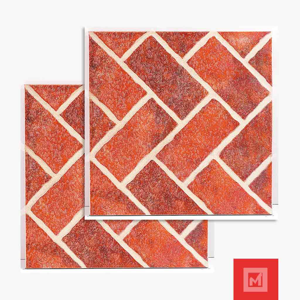 Imagen de Piso cerámico Ladrillo rojo 2