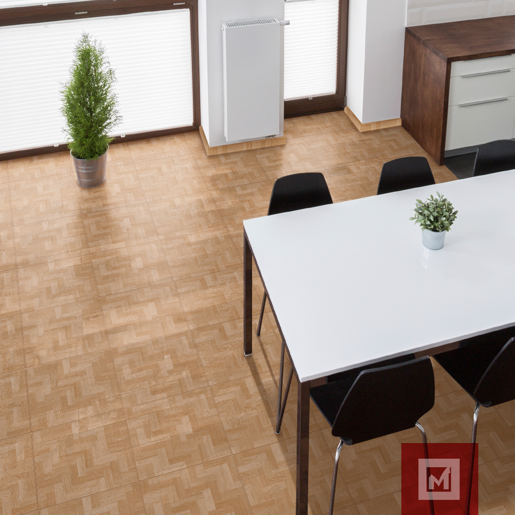 Imagen de Piso cerámico madera Kyo café 2