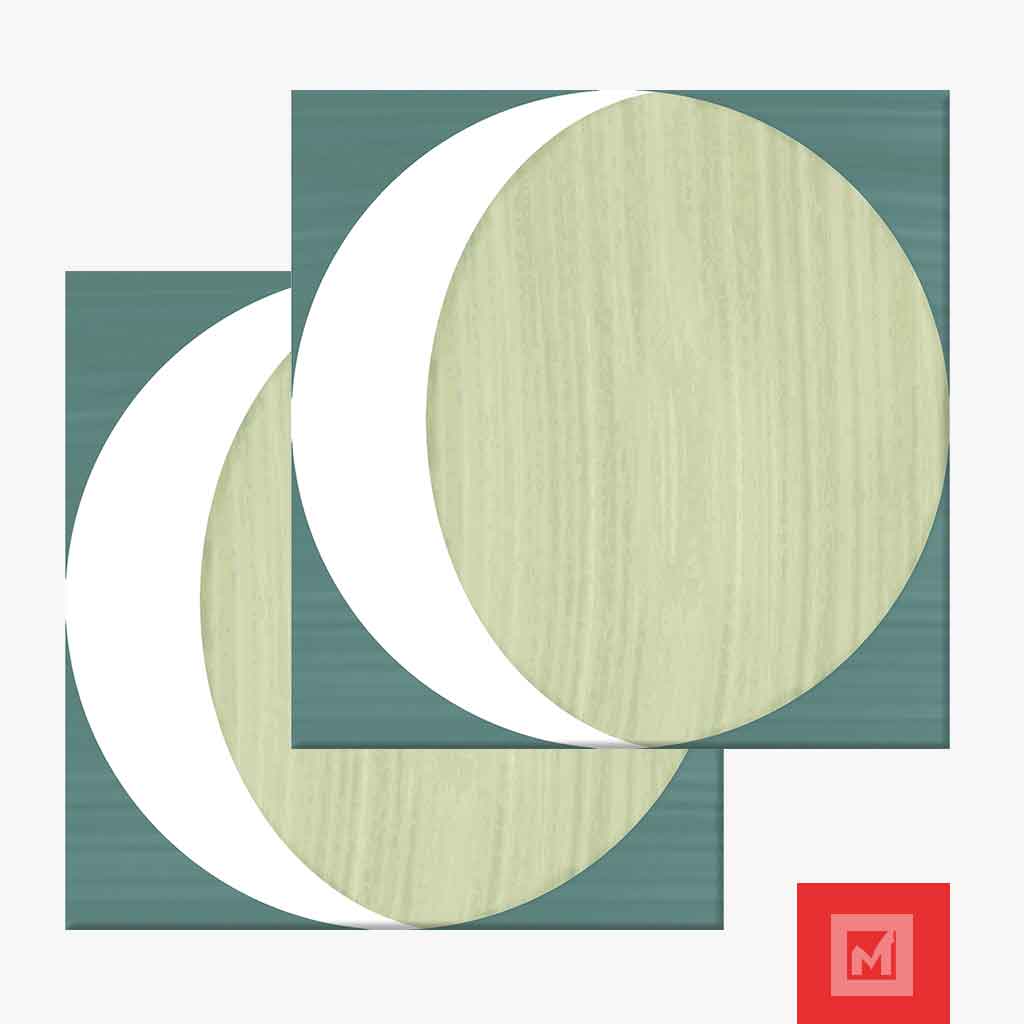 Imagen de CENEFA ALLEGRO ESCE VERDE DECO 1 607255 DIGITAL 15X15 2