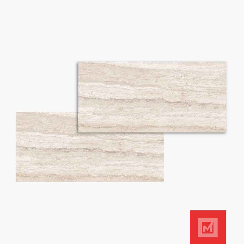 Imagen de Piso Cerámico Travertino Cratos Beige 45X90 2