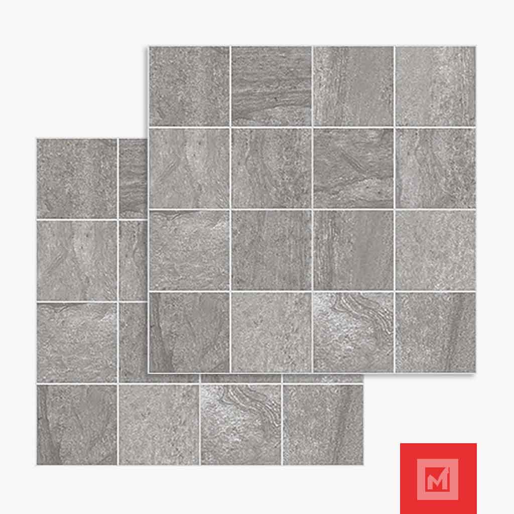 Imagen de Piso Cerámico Piedra Slab Gris 33X33 2