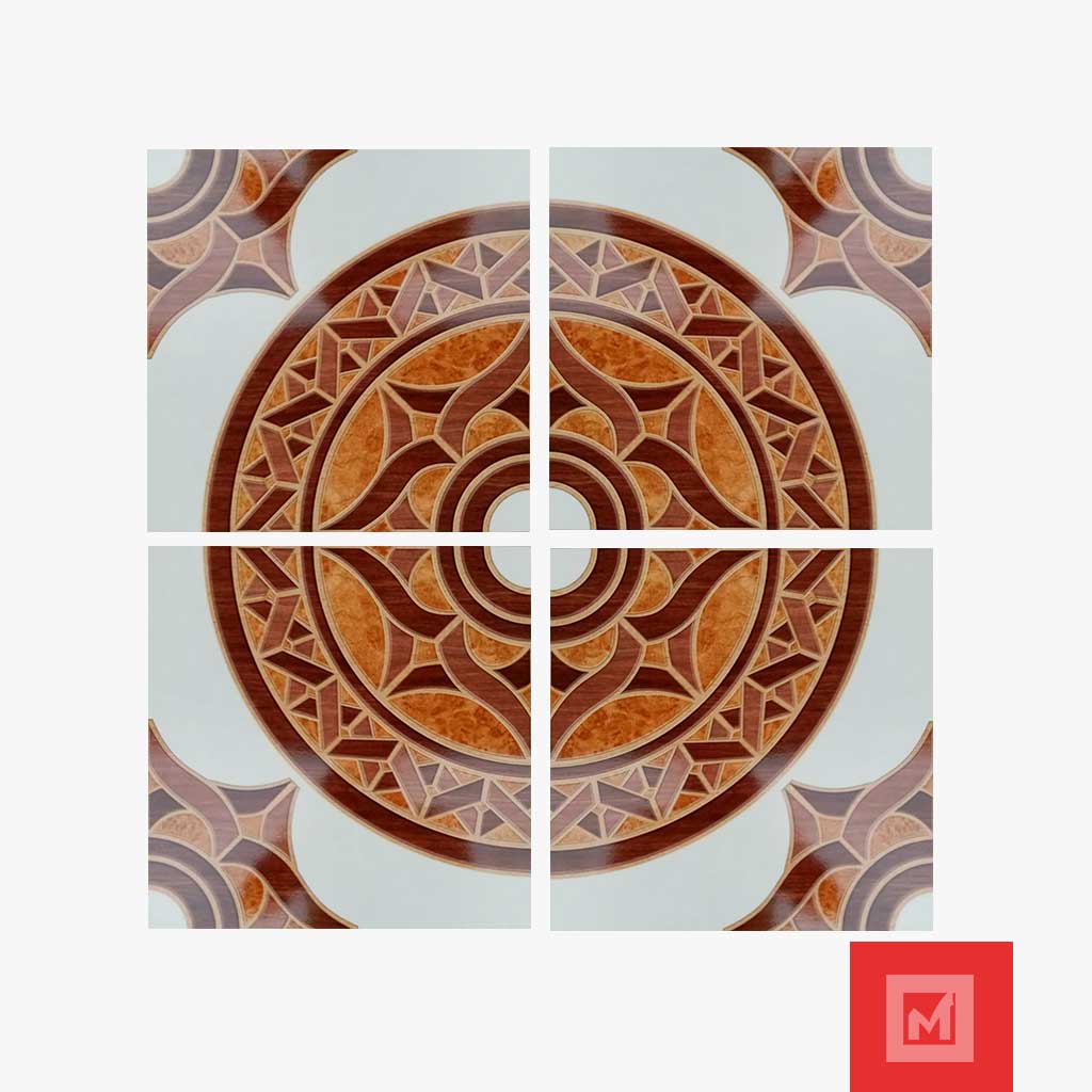 Imagen de PISO CROMA VALENTINA 39.6X39.6 MARRON 2