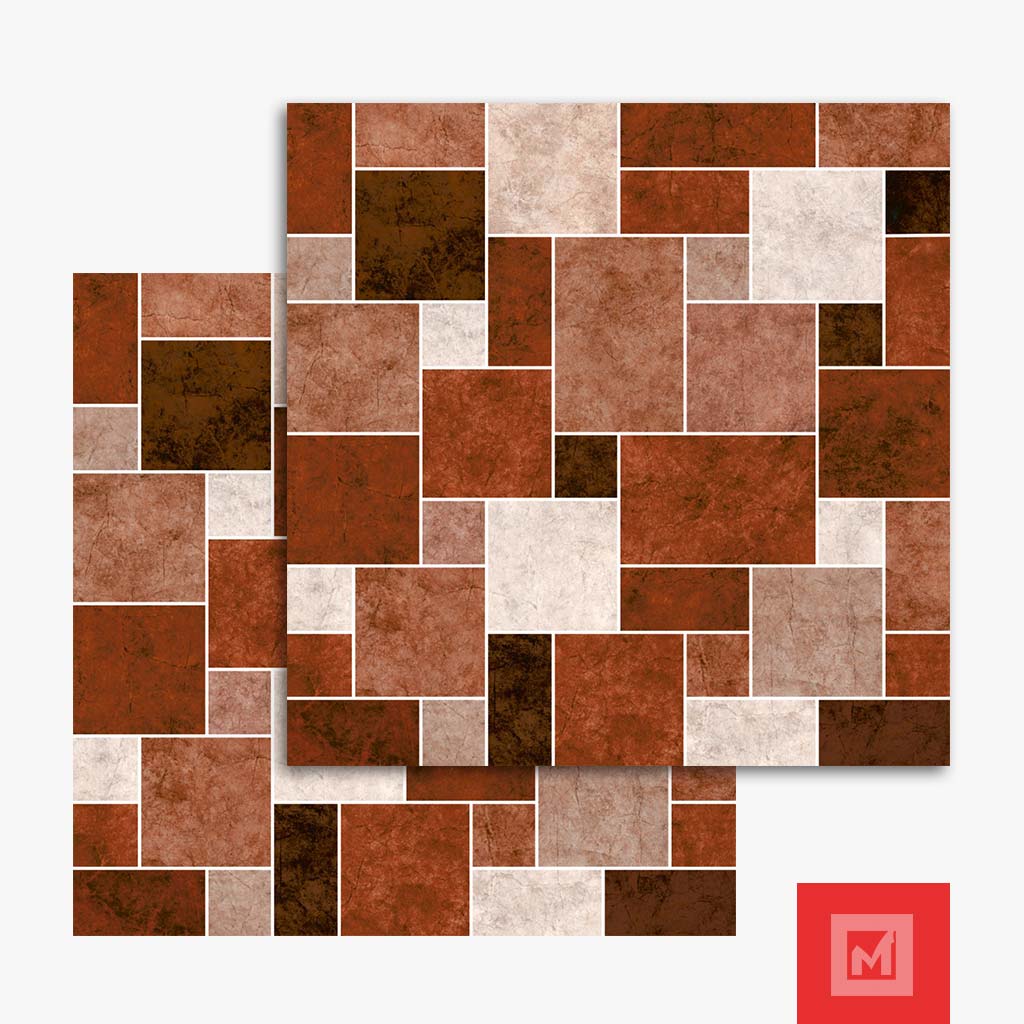 Imagen de Piso cerámico Brasilia marrón granillado 2