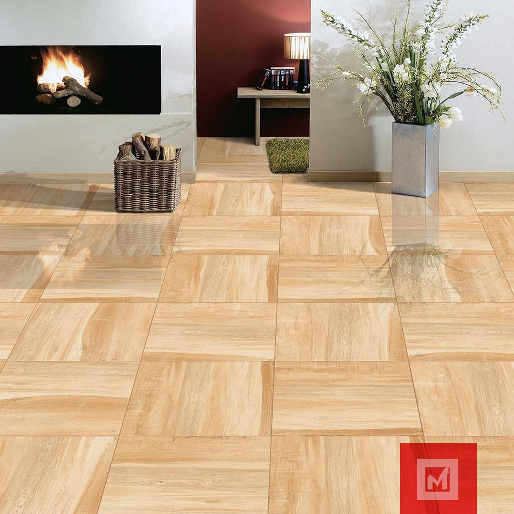 Imagen de PISO INTER PORCELANICO GLAZED TILES TEAK WOOD 60X60 4