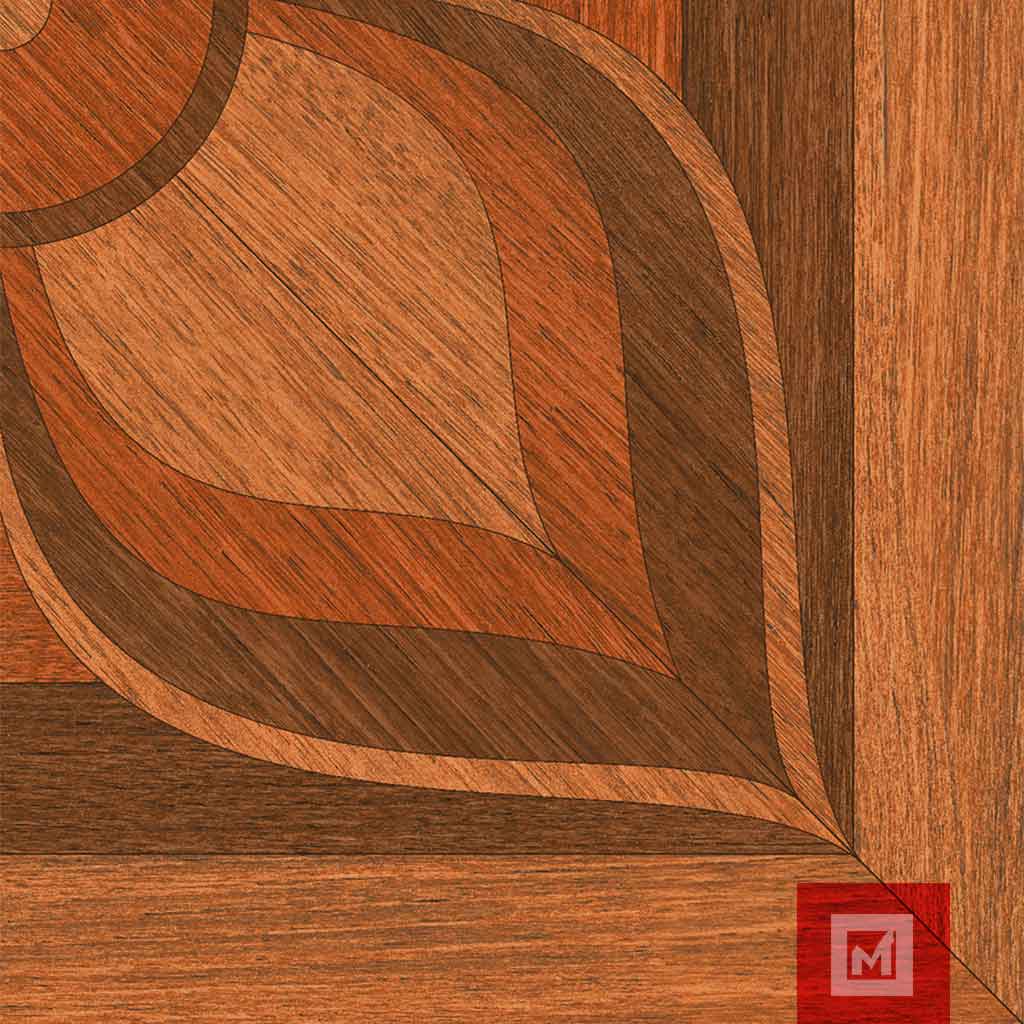 Imagen de Piso Cerámico Madera Italiana Caoba 36X36 2