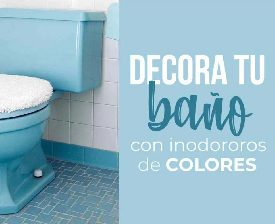 Imagen de Decora tu baño con inodoros de colores