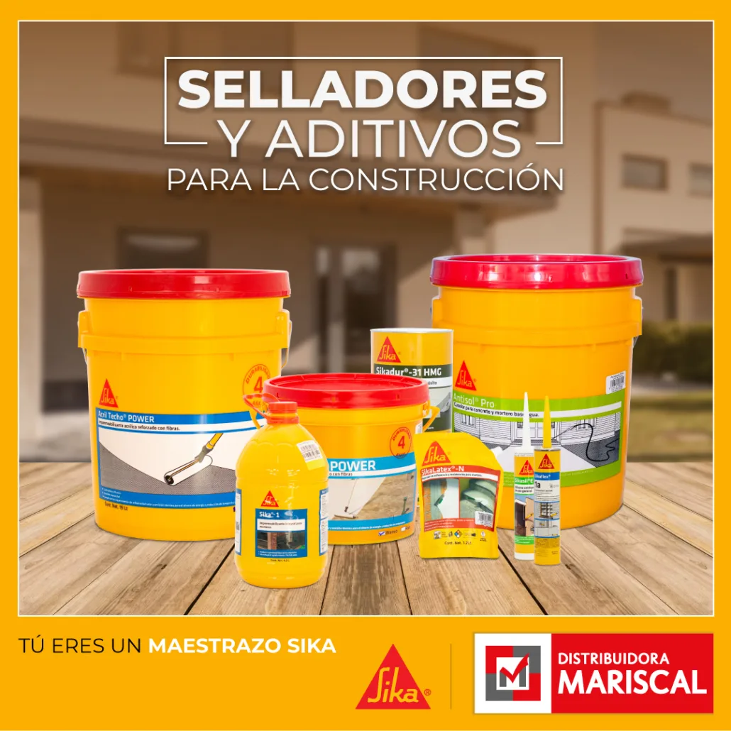 Imagen de Impermeabilizante y aditivos Sika para la construcción