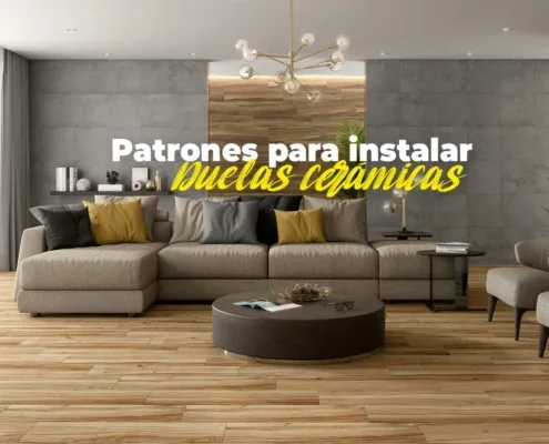 Imagen de PATRONES PARA INSTALAR DUELA CERÁMICA IMITACIÓN MADERA