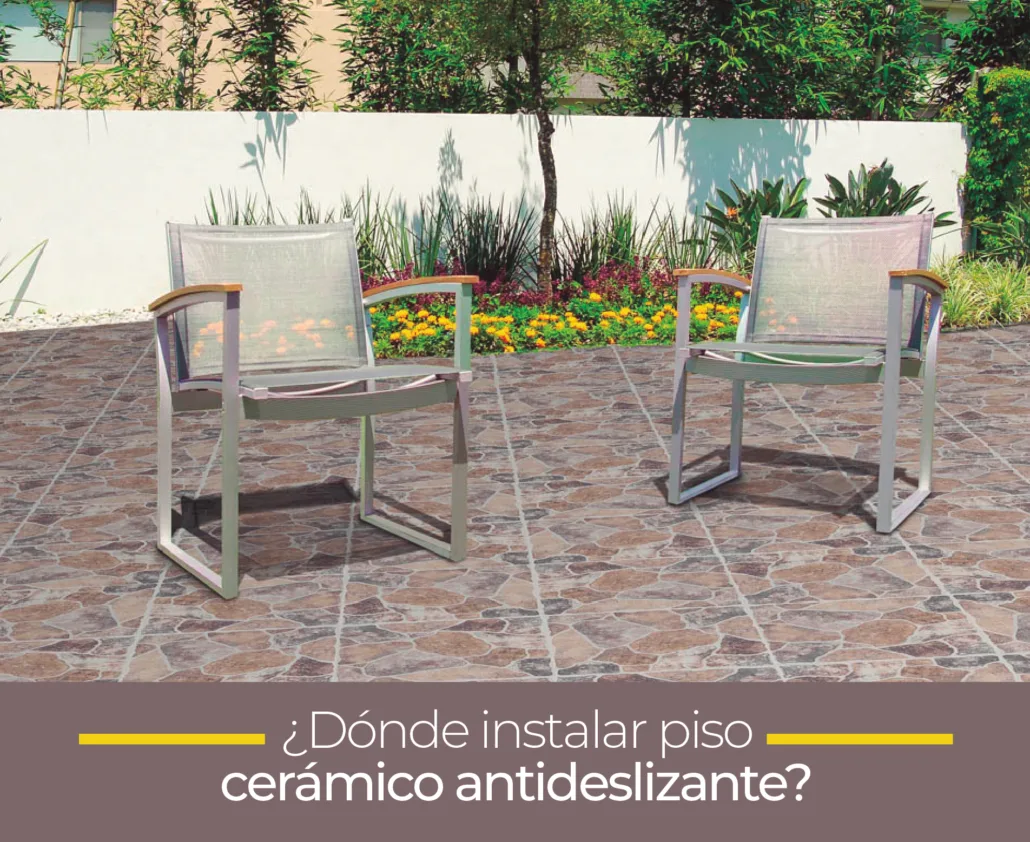 Imagen de ¿Dónde instalar piso cerámico antideslizante?