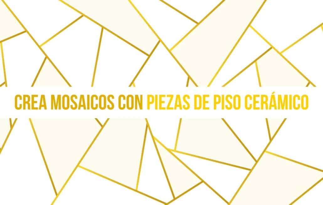 Imagen de Diseña mosaicos con piezas de piso cerámico