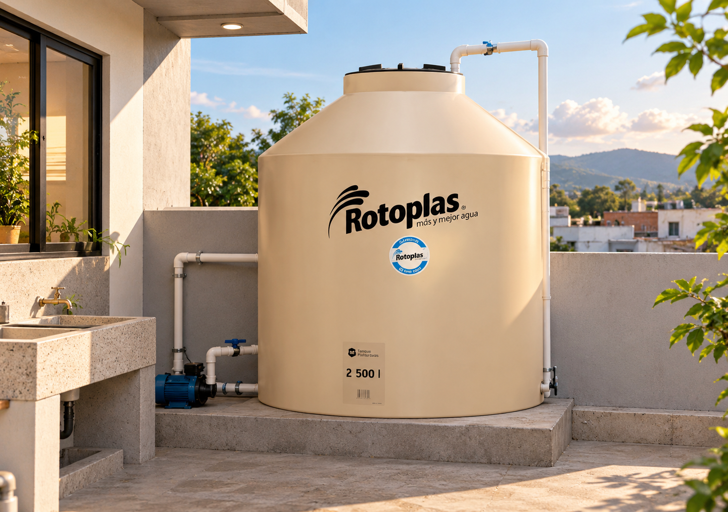 Imagen de Tinaco Rotoplas 2,500 L