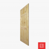 Puerta Radiata con nudos 0.75×2.07m