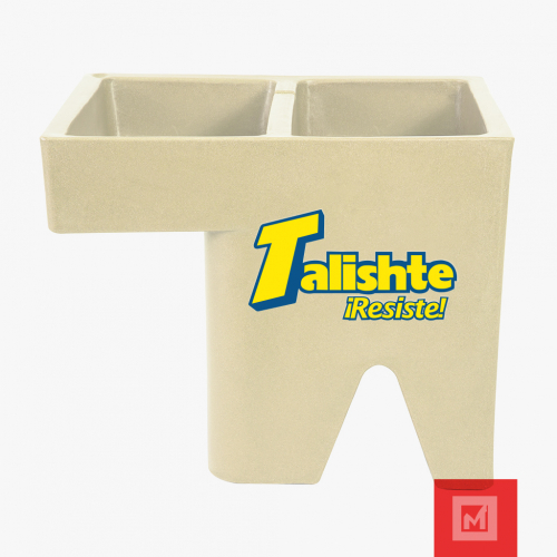 Pila De Plastico Beige Lavadero Izquierdo