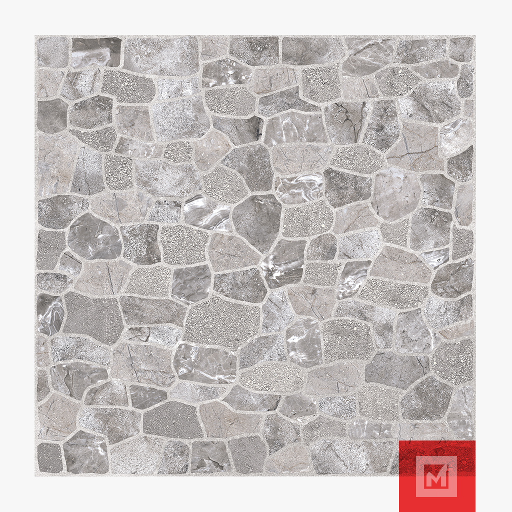 Imagen de Piso cerámico piedra Roa gris