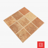 Piso Cerámico Campestre Rojo 33X33