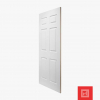Puerta Colonial Blanco 6 Tableros 0.80X2.07