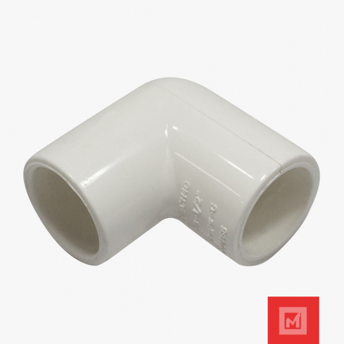 CODO DURM 90 LISO A PRESION 1/2PLG PVC