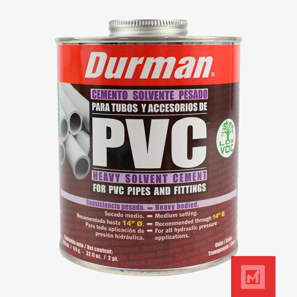 PEGAMENTO DURM PARA PVC 1/8GLN