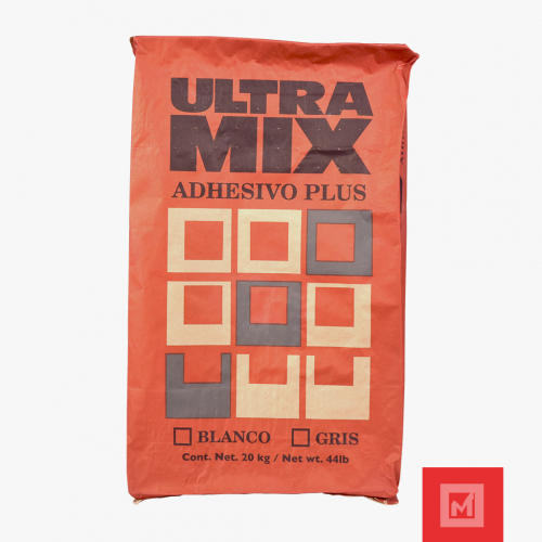 Adhesivo Ultramix Gris 20Kg
