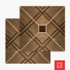 Piso Cerámico Madera Nitza Café 36X36