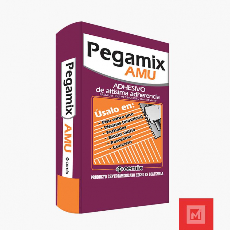 Adhesivo Pegamix Amu Blanco 20 Kg