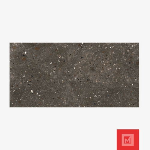Piso Cerámico Cantera Quarry Negro 45X90