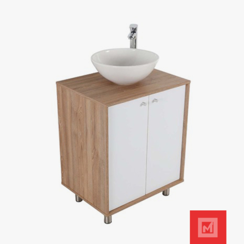 Mueble Para Lavamanos Vital Vessel Con Lavamanos Spazio Blanco