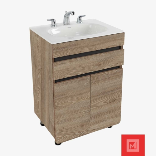 Mueble Aluvia Con Lavamanos Y Griferia Aluvia