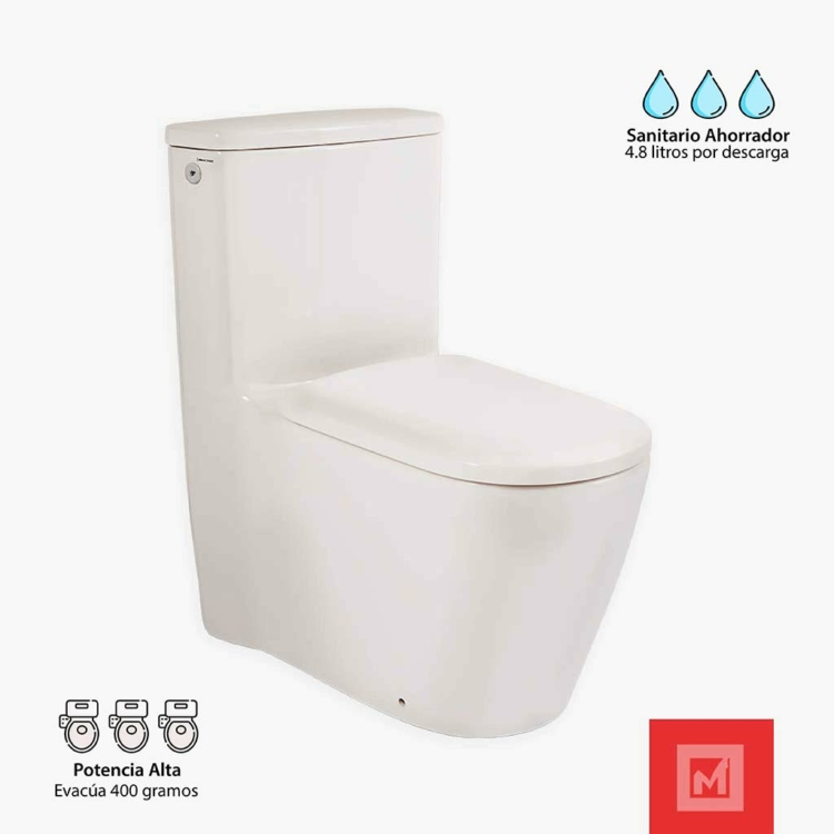 Inodoro One Piece Borneo Touchless