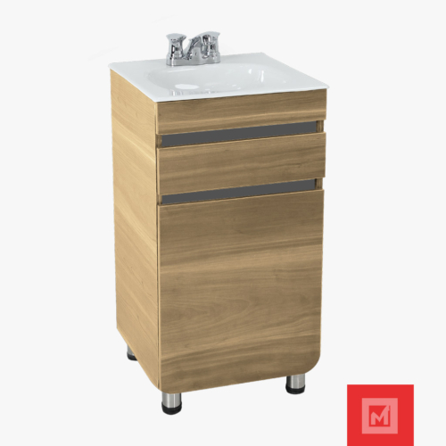 Mueble Aluvia Con Lavamanos Y Griferia Aluvia