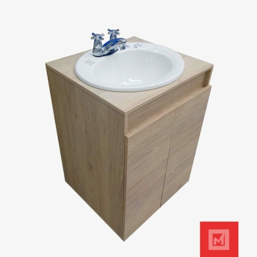 Mueble Aqualyn Con Lavamanos Blanco Equipado