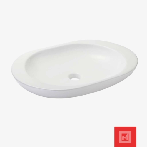 Lavamanos De Sobreponer Fluid Ovalado Blanco