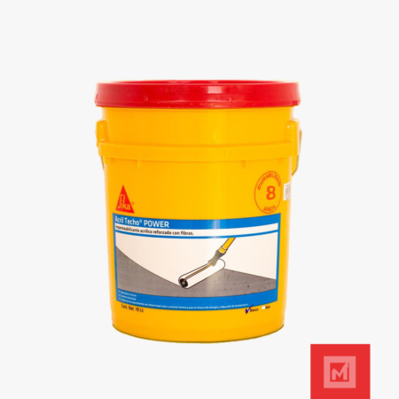 ACRIL TECHO SIKA POWER BLANCO 8a CUB 19L