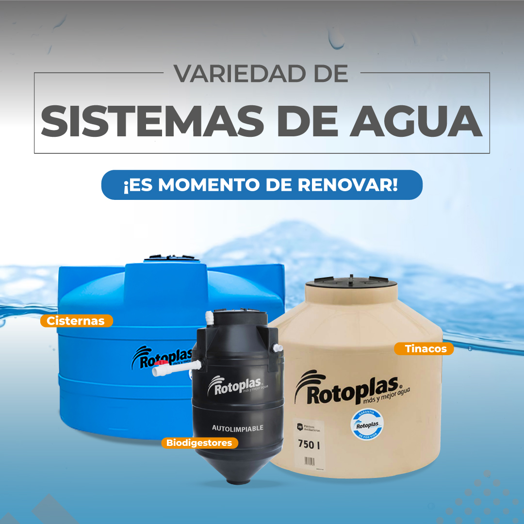 Rotoplas Guatemala, Tinacos, Cisternas y Biodigestores