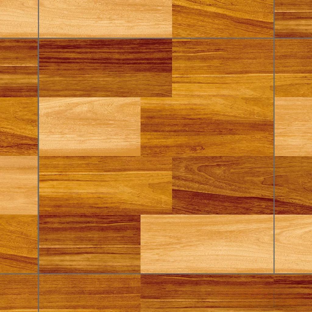 Imagen de Piso imitación madera Teca Nova Mix 45x45 3