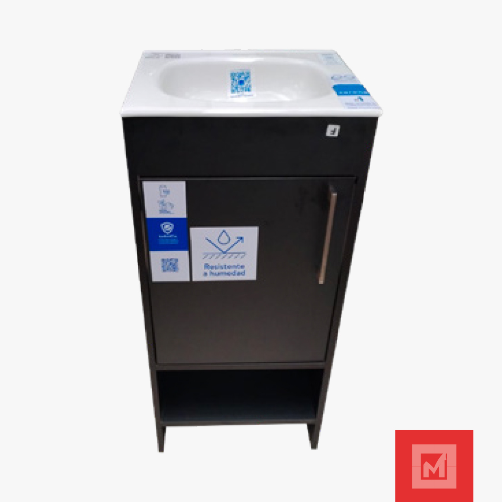 Imagen de MUEBLE ESCENCIAL + LAV ALUVIA 40cm CORONA S/EQUIP 1903210020 1