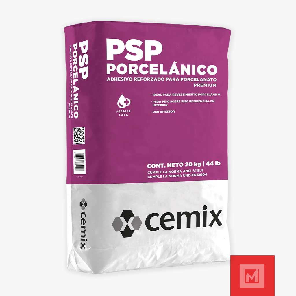 Imagen de Adhesivo Pegamix Psp Porcelanico Gris 20Kg