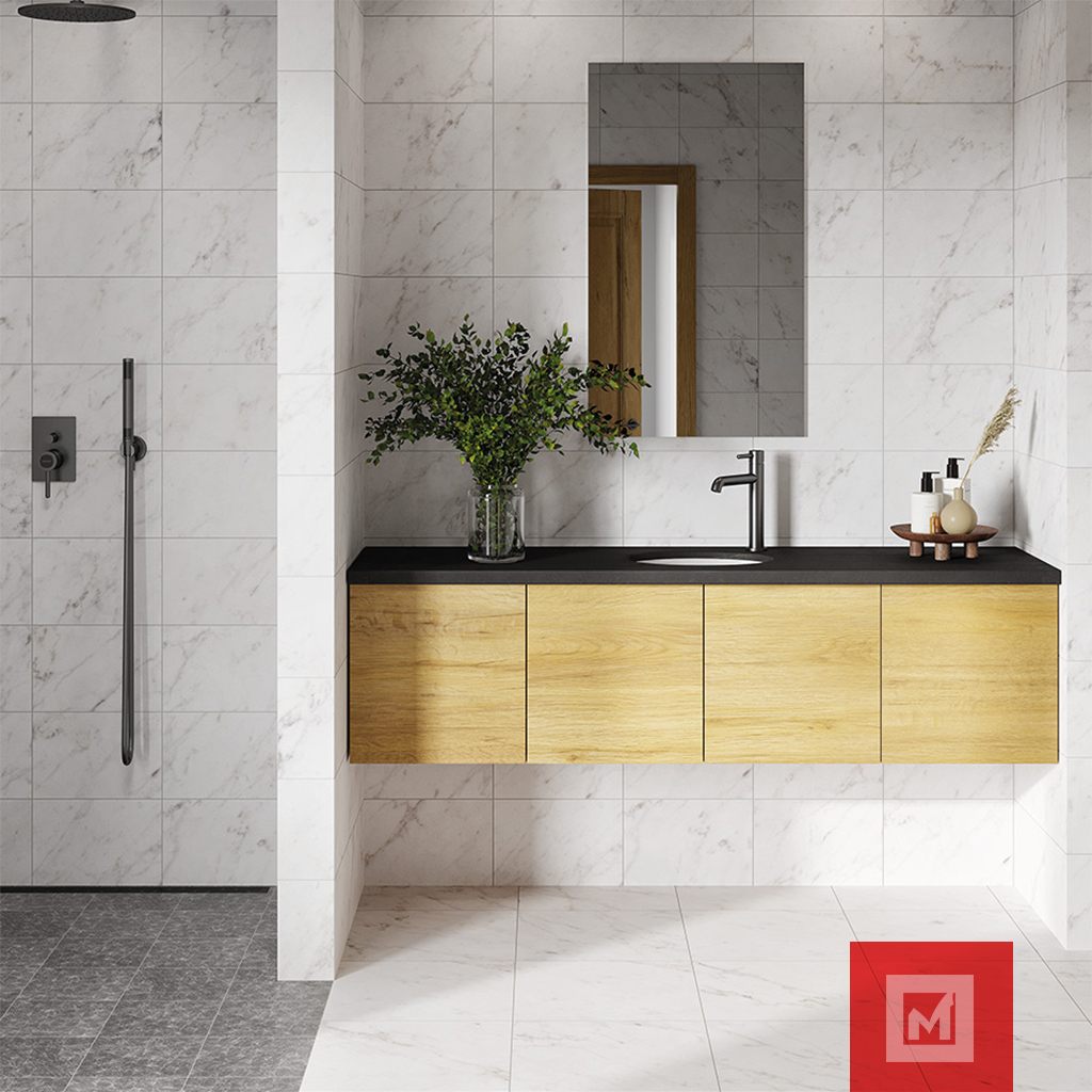 Imagen de AZULEJO MS MARMOL ABADEZA FD BLANCO 20X30 GA 25 PZS 3