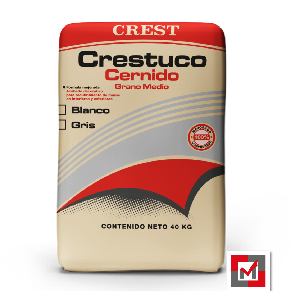 Imagen de Crestuco Cernido Grano Medio Gris 40 kg 2