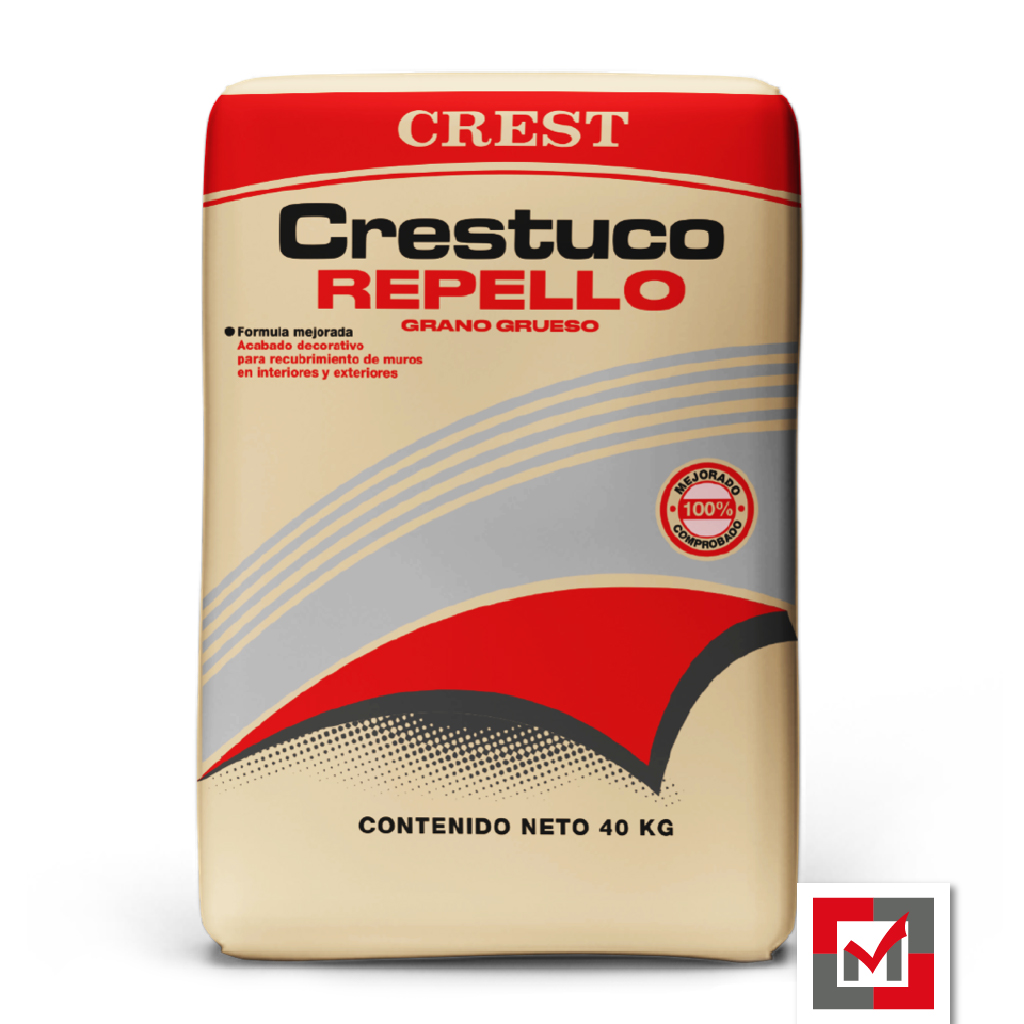 Imagen de Crestuco Repello Grano Grueso Gris 40 kg 2
