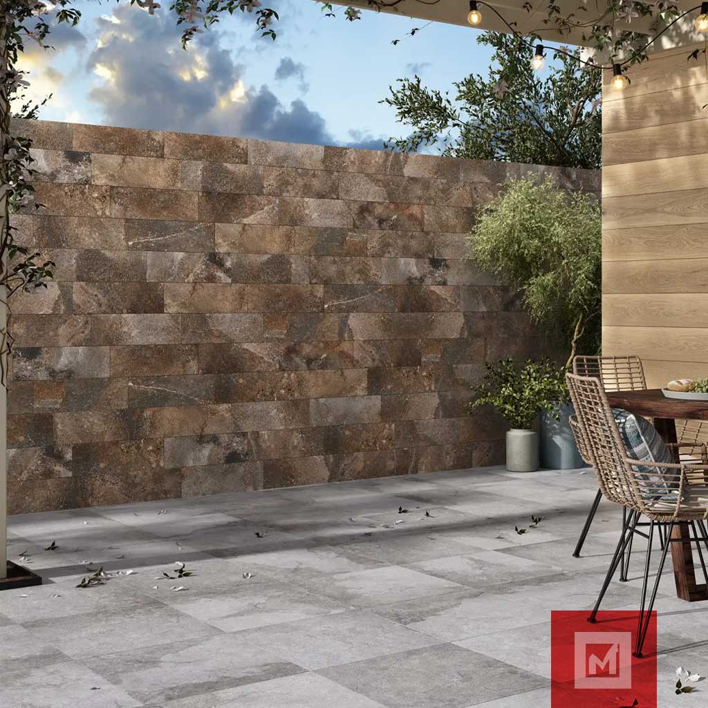 Imagen de DUELA MS CELTA STONE FD OXIDO 18X55 GA 5