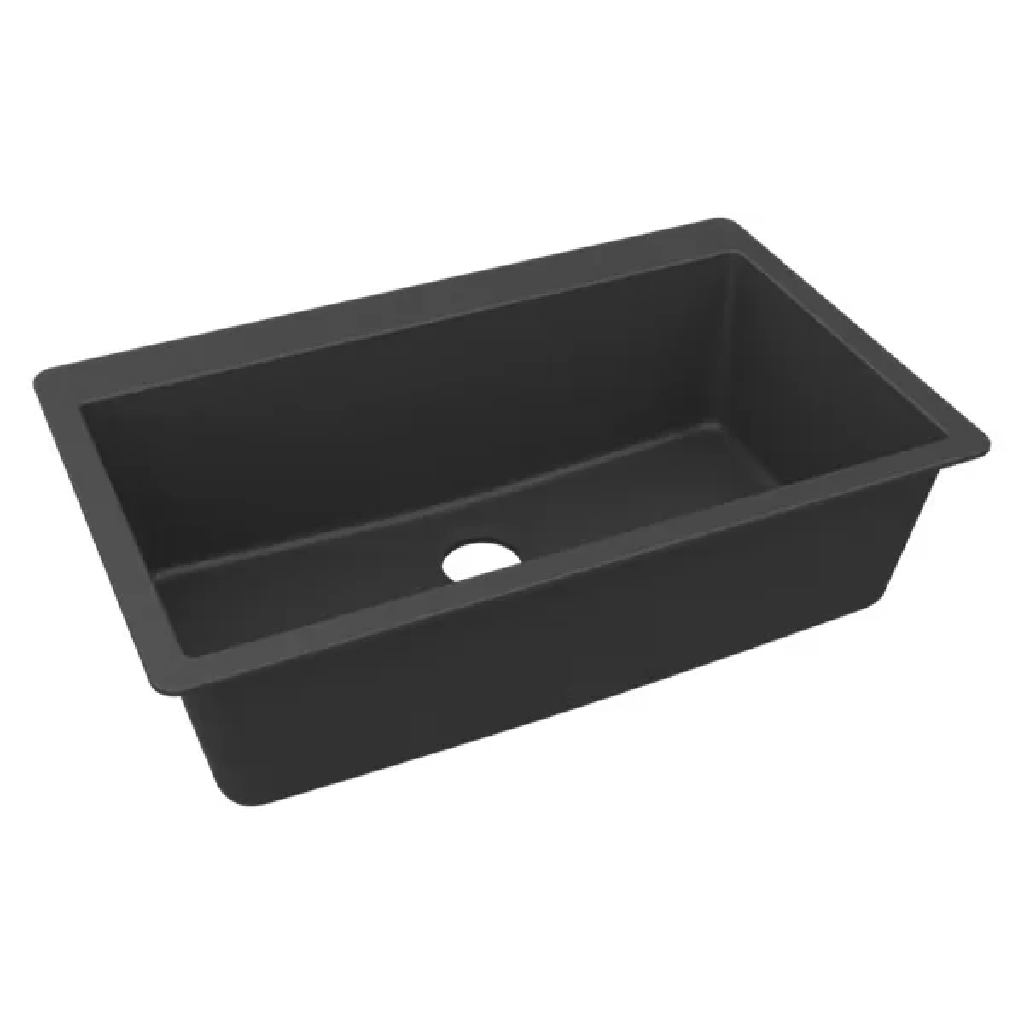 Imagen de Lavatrasto Elkay de Cuarzo 1 tina, Acabado Negro Mate 83.8x53cm/BAJO P 2