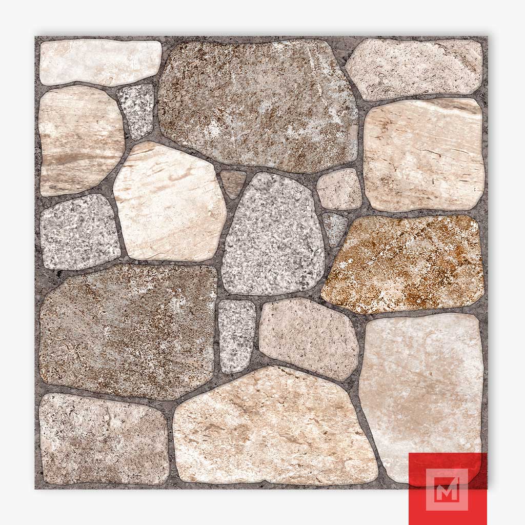 Imagen de Piso Cerámico Rústico Arez Gris 36x36 2