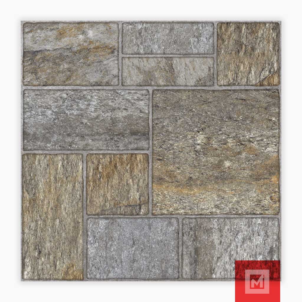 Imagen de Piso cerámico Bardo gris GA 33x33 4